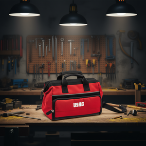 Sac à outils Usag rouge et noir avec poignée et fermeture à glissière - Product Image 3