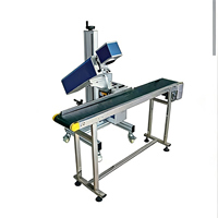 Machine de marquage laser à fibre volante haute précision automatique CNC DXF/PLT/AI/DST pour codage métallique et marquage profond – Modèle de table