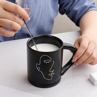 Tasse à café en céramique recyclée Muse Collection Tasse à café multicolore et soucoupe Tasse à thé écologique personnalisée | Usine de céramique YST