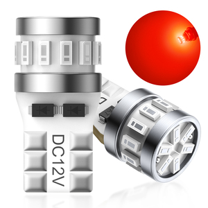 Ampoule LED AUXITO Bestseller T10 1900K Rouge 9V 14V, ampoule de phare LED 140lm, lot de 2 pour éclairage intérieur de voiture - Product Image 1