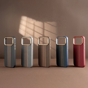 Funda de Teléfono de Cuero de Diseño de Lujo L152 para iPhone 17 16 15 14 13 Pro Max, Funda Móvil para Samsung S26 S25 S24 Ultra - Product Image 1
