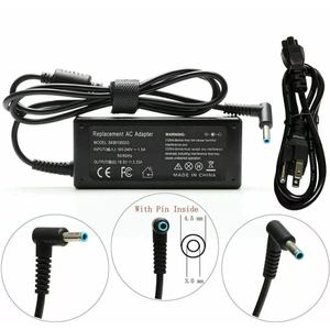 Adaptador para portátil de 65W, <span class=keywords><strong>cable</strong></span> de alimentación para cargador de portátil 19,5 V 3.33A para HP Pavilion 710412-001, adaptador de CA de punta azul 4,5*3,0 para portátil - Product Image 2