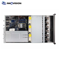 Carcasa Optimizada para Servidor GPU 4U PCIe4.0 con Fuente de Alimentación Redundante 4+1, Compatible con 5, 6, 8 y 10 Tarjetas Gráficas, 16 Carriles Completos