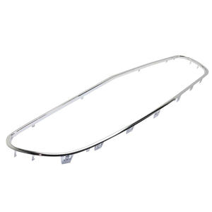 Marco de Parrilla Exterior con Franja Decorativa Electrochapada para Mercedes-Benz Clase E W212, 2128852574, para Reemplazo o Reparación - Product Image 1