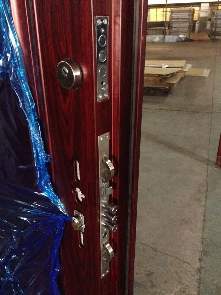 Toplu satış güvenlik anti-hırsızlık kapı metal giriş kapıları evler için