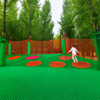Filet de rebond commercial pour aire de jeux extérieure, équipement de parc de trampolines, filet de rebond pour enfants, aventure familiale, designs personnalisés Netstribe