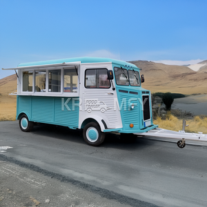 Chine Chine remorque de vente de café Van de vente de café Camion de nourriture vintage électrique avec équipement de cuisine complet - Product Image 1
