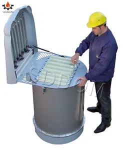 Stainless Steel Silotop dust filter collector for cement silo with dedusting hopper