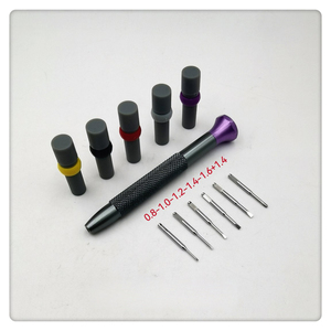 Độ chính xác 0.8/1.0/1.2/1.4/1.6mm + 1.4mm Screwdriver thiết lập độ cứng cao ban nhạc thép loại bỏ Đồng hồ sửa chữa công cụ có thể thay thế chức năng - Product Image 3