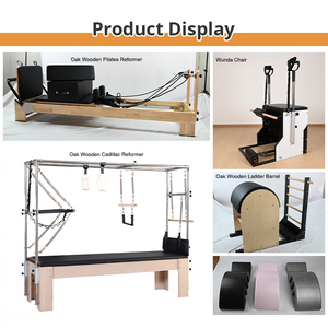 Machine d'équipement de réformateur de Pilates en bois massif de haute qualité pour <span class=keywords><strong>club</strong></span> de Pilates - Product Image 6