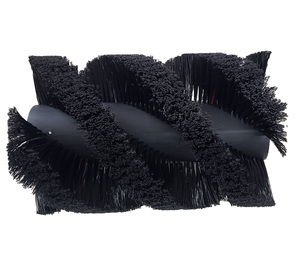 Brosse à <span class=keywords><strong>peinture</strong></span> en nylon de qualité industrielle pour le nettoyage des cheminées et des conduites d'air, longueur des poils de 4 pouces, noire - Product Image 2