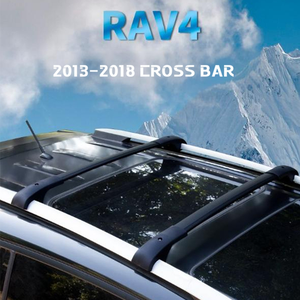 Barres transversales de toit JOESHIER 4x4 style OE pour Toyota RAV4 2013-2018, 2 pièces, en alliage d'aluminium noir - Product Image 2