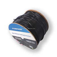 Câble Réseau Extérieur Cat6 305m 1000ft 23AWG CCA/Cuivre Pur UTP/FTP Étanche Testé Fluke Câble Ethernet
