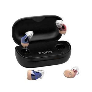 Ultra Mini Discreto CIC <span class=keywords><strong>Hearing</strong></span> Aids Oferecendo Proteção de Cera e Resistência à Umidade para Idosos Ativos - Product Image 1