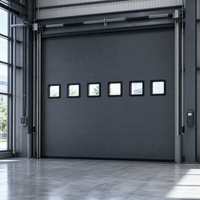 Fenêtre de vue à double vitrage avec cadre ABS pour porte industrielle, porte de garage, fenêtre d'observation à coins arrondis, taille personnalisée, étanche