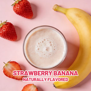 Nouveau produit estival : Mélange <span class=keywords><strong>de</strong></span> smoothie hyperprotéiné avec poudre <span class=keywords><strong>de</strong></span> fruits, poudre <span class=keywords><strong>de</strong></span> remplacement <span class=keywords><strong>de</strong></span> repas hyperprotéinée, saveur fraise banane, pour milkshake. - Product Image 3