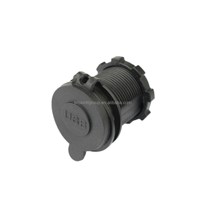 BROSintl <b>12V</b> 24V Dual USB Port 5V 3.1A USB Car Charger <b>Socket</b> for Car Bus Boat Marine RV - Product Image 3