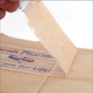 ऐक्रेलिक एकतरफा कस्टम लोगो मुद्रण पारदर्शी पैकेजिंग टेप के साथ पारदर्शी पैकेजिंग टेप - Product Image 4