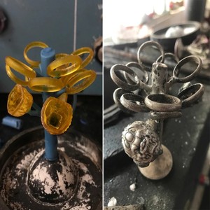 3D cao sáp UV chữa chất lỏng nhựa 405 nanomet LCD DLP Máy in Nhựa 3D in ấn mô hình đồ trang sức đúc - Product Image 6