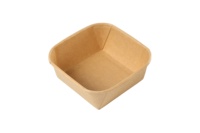 Vente en gros de bols à salade en papier kraft biodégradable, écologiques, jetables, avec logo personnalisé, pour la livraison de repas à emporter, les fêtes
