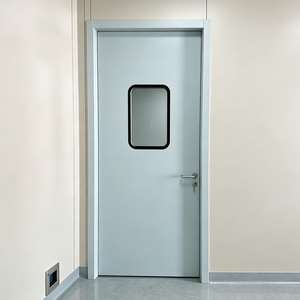 <span class=keywords><strong>Puerta</strong></span> Batiente de Acero Inoxidable con Diseño Hermético para Cuartos Limpios Industriales - Product Image 2