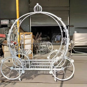 Carruajes de Calabaza al por Mayor para Bodas, Carruaje Real de Cenicienta para Princesa - Product Image 5