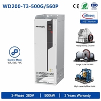 Variateur de fréquence triphasé HYTECON haute performance 500 kW 560 kW 675 CV pour applications industrielles difficiles dans l'exploitation minière dans le désert