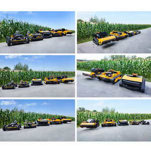 Livraison gratuite moteur EPA petit robot coupe-herbe largeur de coupe 800mm/1000mm télécommande tondeuse à gazon sur chenilles - Product Image 6