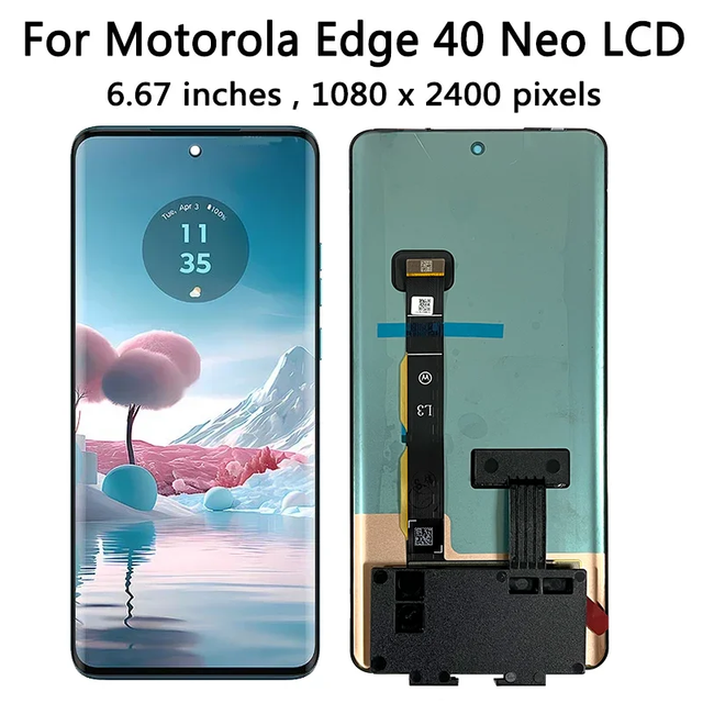 Wholesale for Motorola Edge 40 Neo Screen Replacement Pantalla Lcd Para 40 Pro Oled Digitizer for Moto Edge 40 Fusion Display