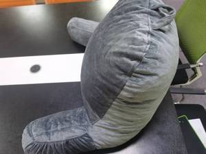 Almohada de lectura de tamaño estándar, almohadas con respaldo firme, cojín trasero de espuma viscoelástica triturada <span class=keywords><strong>para</strong></span> <span class=keywords><strong>leer</strong></span> <span class=keywords><strong>en</strong></span> <span class=keywords><strong>la</strong></span> <span class=keywords><strong>cama</strong></span> con brazos - Product Image 3