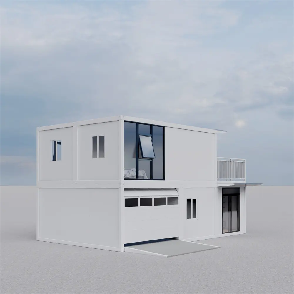 Nuovo Design semplice assemblaggio due piani Container ufficio Container casa cina