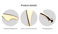 Nouveau design en acier inoxydable Gua Sha outil de massage Gua Sha masseur se vend bien outil métal Mini Gua Sha ensemble céramique Guasha