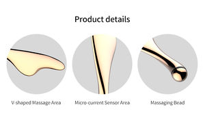 Nouveau design en acier inoxydable Gua Sha outil de massage Gua Sha masseur se vend bien outil métal Mini Gua Sha ensemble céramique Guasha - Product Image 6