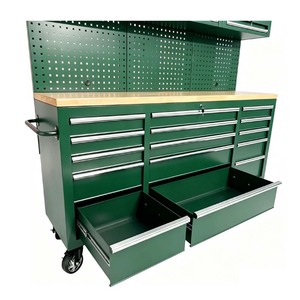 Steel Rolling Tool Cart Metal Drawer <b>Cabinet</b> with Drawers for <b>Garage</b> <b>Storage</b> Customizable OEM Support - Product Image 1