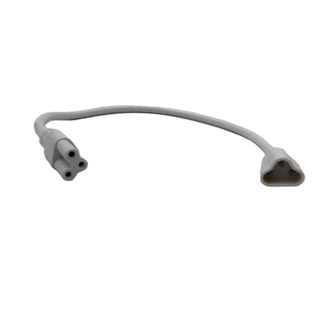 3 Pin Female Mouse Male and Female Plug Power Cords Linkable Extension Cords Connect With T5 T8 Led Light Tube Waterproof Cable