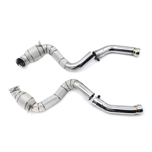 Downpipe OEM SUS304 con Catalizador para Mercedes-Benz C63/C63S AMG W205 4.0T, Sistema de Escape Boska para Auto de Carreras con Catalizador - Product Image 1