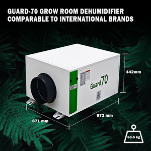 Déshumidificateur de serre monté au plafond 230V 70L/jour, prix de gros usine - Product Image 3