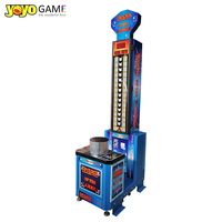 King of Hammer Boxing Machine, Machine de jeu d'arcade à monnayeur, Machine de force de frappe de boxeur, Machine de jeu de sport de rue Big Punch en acier