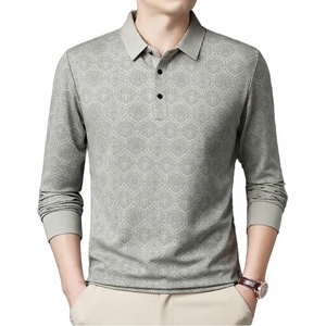 Camisetas Polo de Manga Larga para Hombre, Fabricación Profesional, Nuevas Llegadas, Bajo MOQ, Algodón, Tallas Grandes, Nuevo Diseño - Product Image 2