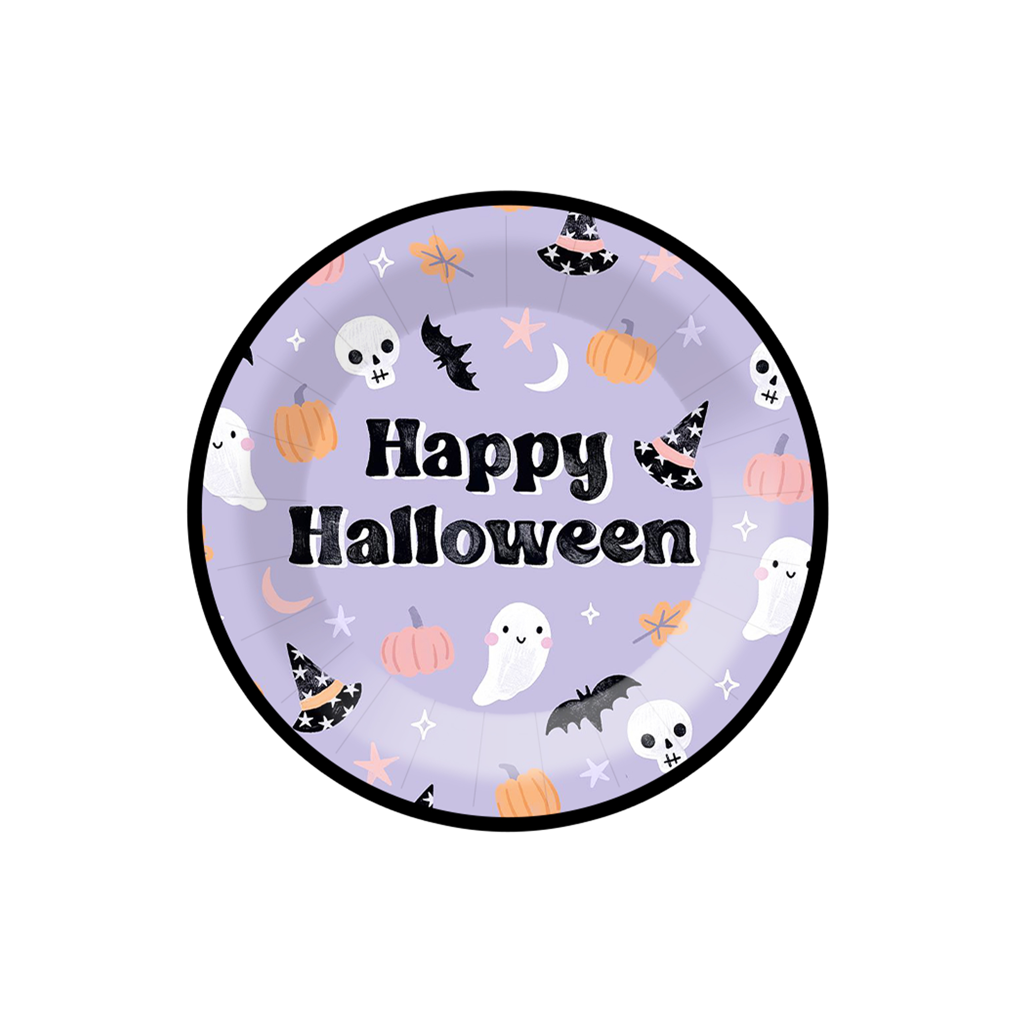 Plato de papel de 7 pulgadas * 8 piezas