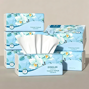 Mouchoirs en papier pour le visage, vente directe d'usine, doux pour la peau, jetables, abordables pour usage familial - Product Image 1