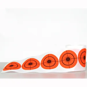 250pcs/roll Target Stickers 2" Self Adhesive Targets For Shooting Paper Targets