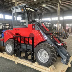 4輪駆動EPAディーゼルエンジン伸縮ローダー600kg800kg1200kg安価な伸縮ローダーマシン