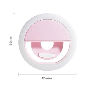 Produits pour la maison intelligente, lumière annulaire LED pour selfie avec charge USB, objectif pour téléphone portable, lampe annulaire LED pour selfie, lumière pour selfie sur smartphone - Product Image 1