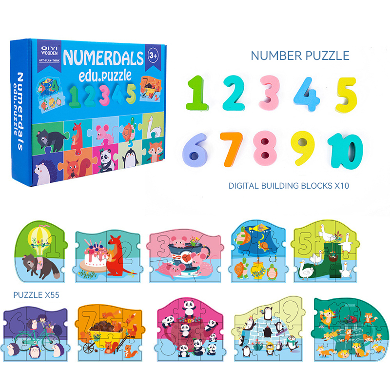 Educational Animal & Alphabet Memory Puzzle Toy (WLC002-H) - View 4
