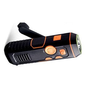Lampe de poche portable à manivelle, lumière blanche Led, outil de survie d'urgence en plein air, Dl1009 - Product Image 1