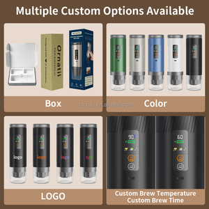 Nouvelle machine à expresso portable 4 en 1, 20 bars, auto-chauffante, mini machine à café compatible avec le café moulu, les capsules <span class=keywords><strong>Nespresso</strong></span> K-cup - Product Image 5