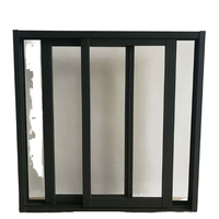 Günstiges Aluminiumlegierungs-Doppelverglasungs-Schiebefenster mit Wärmedämmung Lebenslange Garantie Glasdesign