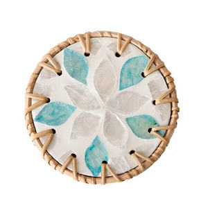 Handmade Bamboo Round Classic Style Placemat Natural Handwoven Eco-Friendly Heat Resistant Dining Table Mat <b>Kitchen</b> <b>Accessories</b> - Product Image 3