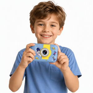 Appareil photo amusant pour enfants avec écran IPS HD 1080P, capteur CMOS, MicroSD, MP3 et jeux de filtres, idéal pour un cadeau d'<span class=keywords><strong>anniversaire</strong></span> - Product Image 4